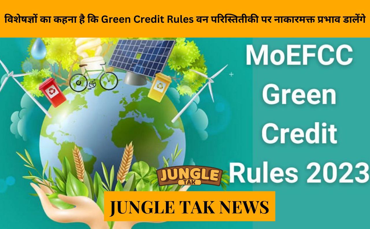 Green Credit Rules will negatively impact forest ecology, say experts- JUNGLE TAK