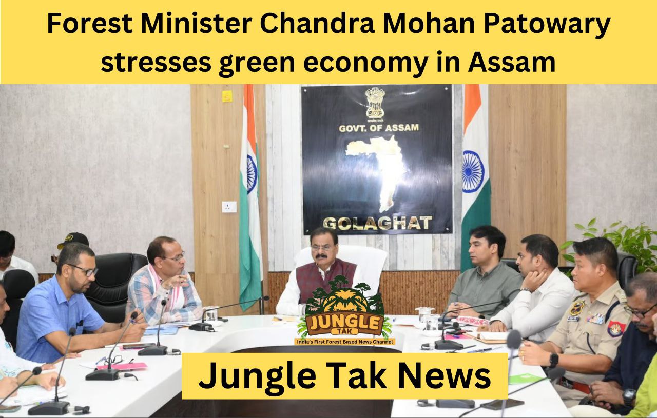 वन मंत्री चंद्र मोहन पटवारी ने Assam में green economy पर जोर दिया- JUNGLE TAK