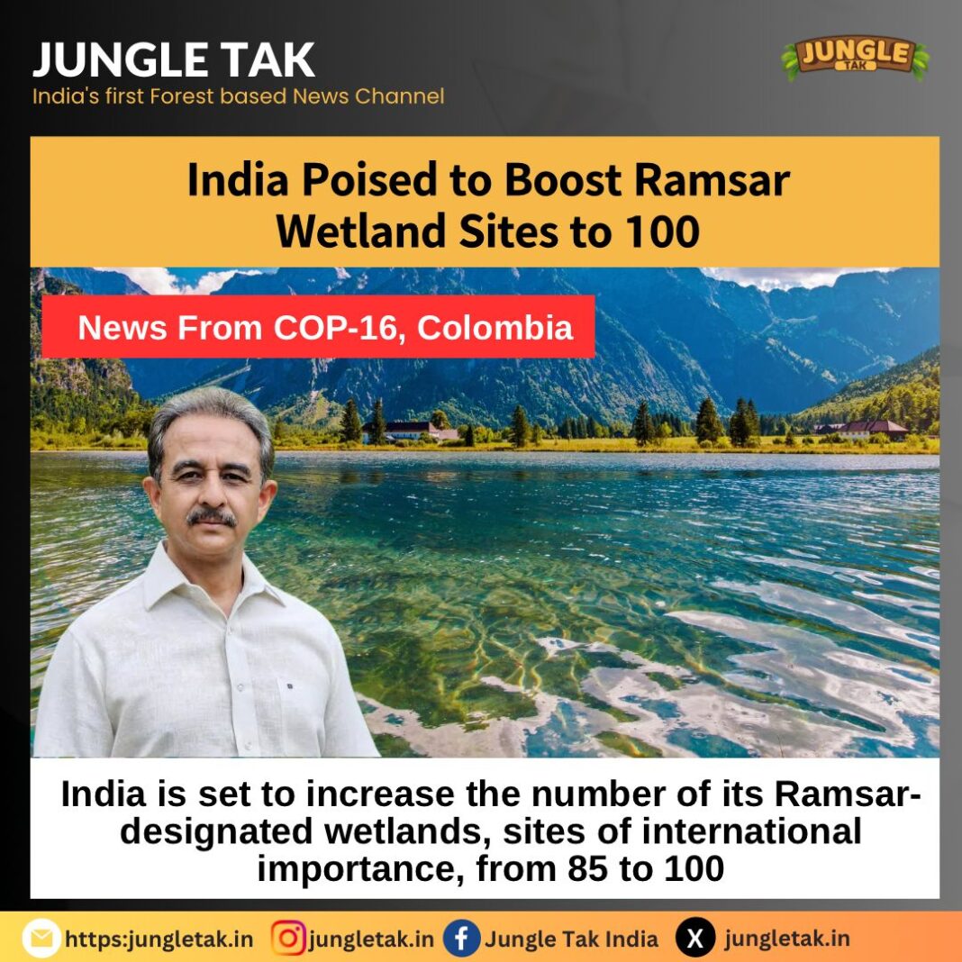 𝗜𝗻𝗱𝗶𝗮 𝗣𝗼𝗶𝘀𝗲𝗱 𝘁𝗼 𝗕𝗼𝗼𝘀𝘁 𝗥𝗮𝗺𝘀𝗮𝗿 𝗪𝗲𝘁𝗹𝗮𝗻𝗱 𝗦𝗶𝘁𝗲𝘀 𝘁𝗼 𝟭𝟬𝟬- JUNGLE TAK