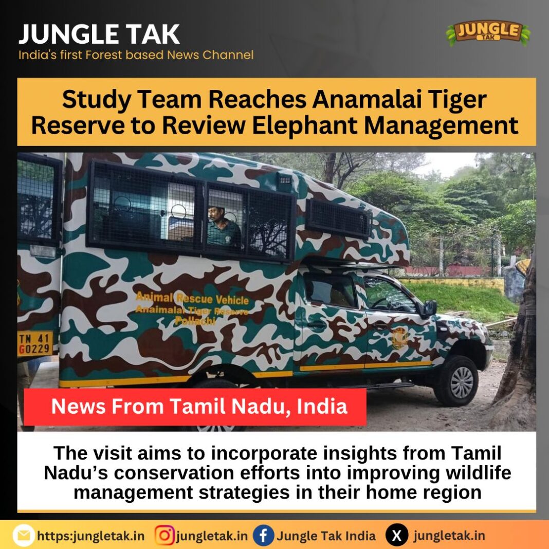 Study team reaches Anamalai Tiger Reserve to review elephant management- JUNGLE TAK