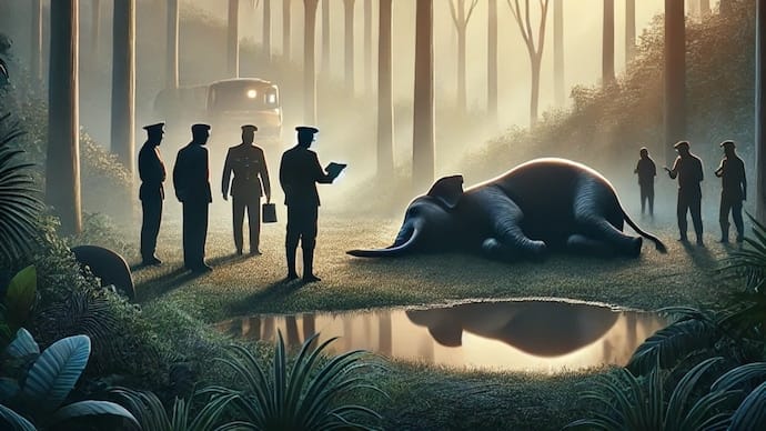 Tragedy in the Wild: Pregnant Elephant Dies from Plastic Ingestion in Tamil Nadu Forest- JUNGLE TAK