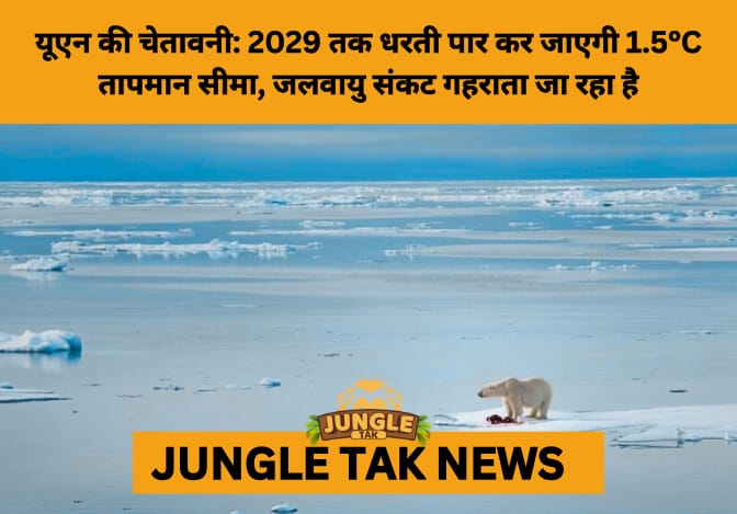 Global Warming Set to Surpass Safe Limit by 2029, WMO Warns- JUNGLE TAK