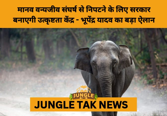 Centre of Excellence Announced to Tackle Rising Human-Wildlife Conflicts in India- JUNGLE TAK