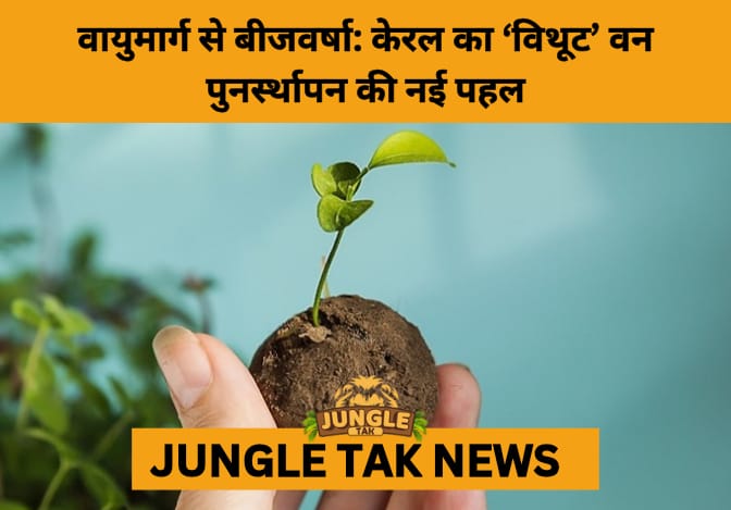 Kerala’s Vithoot Programme Takes Flight: Aerial Seed Ball Initiative Sparks Hope and Ecological Caution- JUNGLE TAK