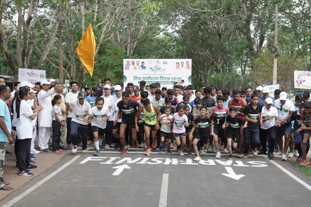 GPM Greenathon 2025: Marwahi Celebrates World Environment Day with Marathon, Art & Tree Plantation- JUNGLE TAK