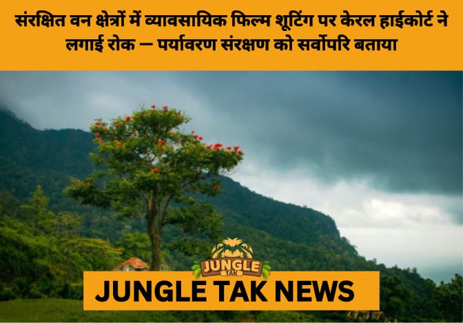Kerala High Court Bans Film Shoots in Protected Forests, Upholds Wildlife Protection Laws- JUNGLE TAK