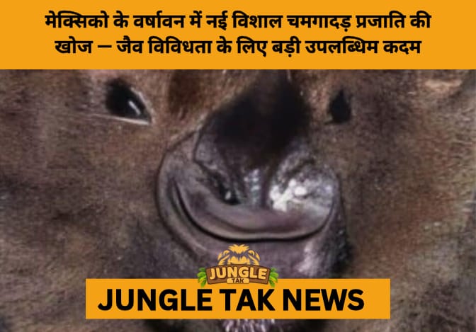 New Bat Species Discovery in Mexico’s Lacandona Rainforest Sparks Conservation Urgency- JUNGLE TAK