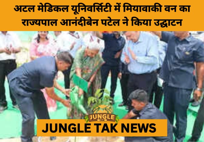 Governor Inaugurates Miyawaki Forest at ABVMU to Boost Green Campus Drive- JUNGLE TAK