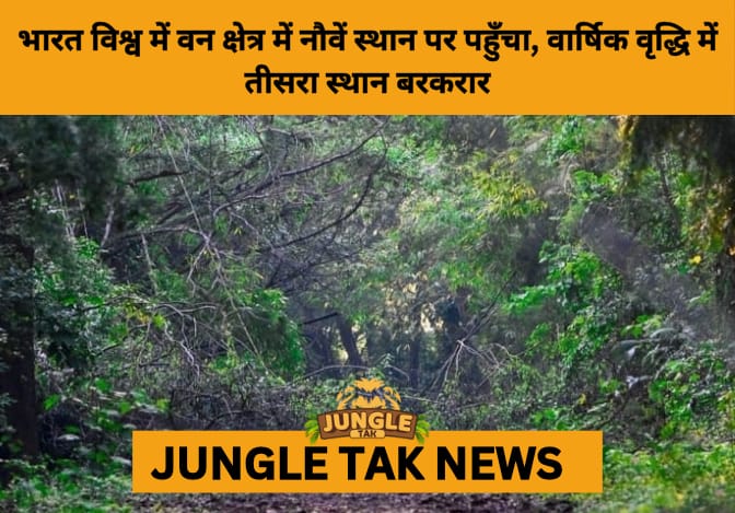 India Rises to 9th Place Globally in Total Forest Area, Retains 3rd Spot in Annual Forest Gain: FAO Report-JUNGLE TAK