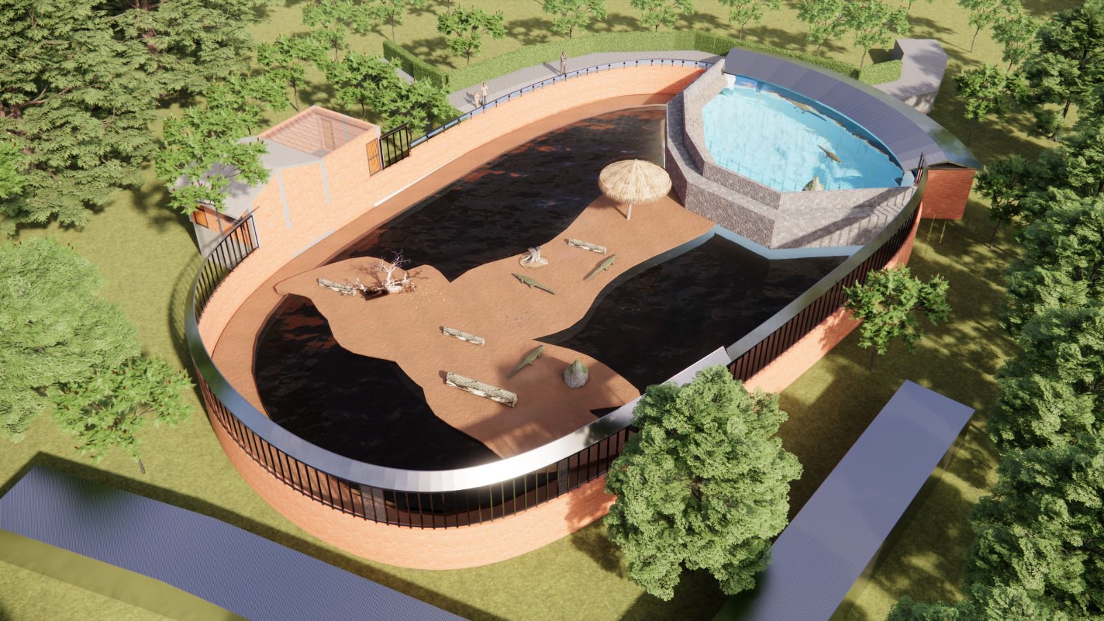 Sambalpur Zoo Unveils 3D Preview of Odisha’s 1st Underwater Crocodile Enclosure- JUNGLE TAK
