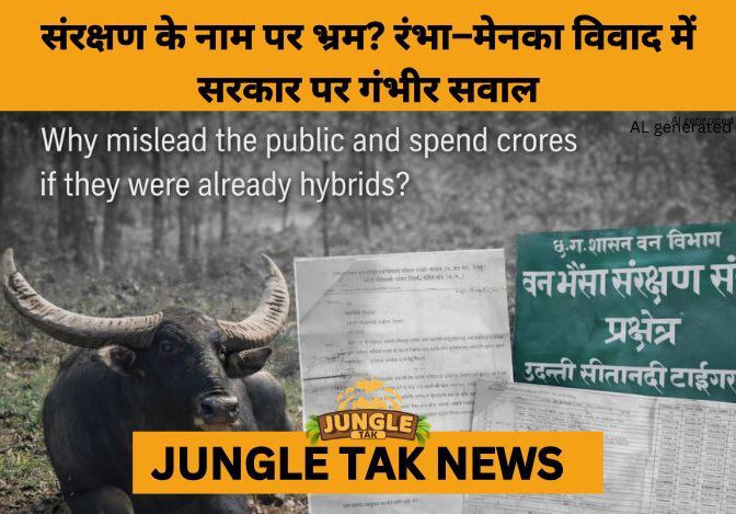 Chhattisgarh Wildlife Row: ‘Wild Buffaloes’ Declared Hybrids After Crores Spent- JUNGLE TAK