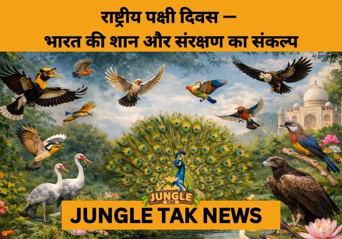 National Bird Day: Celebrating India’s Avian Heritage Amid Growing Conservation Challenges- JUNGLE TAK