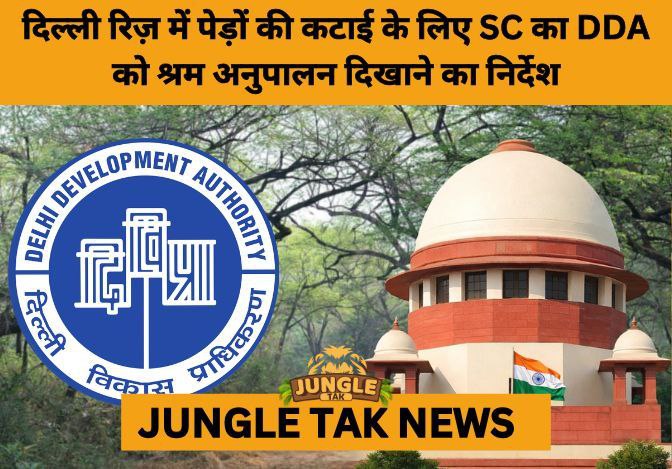 Supreme Court Bars Further Tree Felling in Delhi Ridge, Seeks Full Afforestation Compliance from DDA- JUNGLE TAK