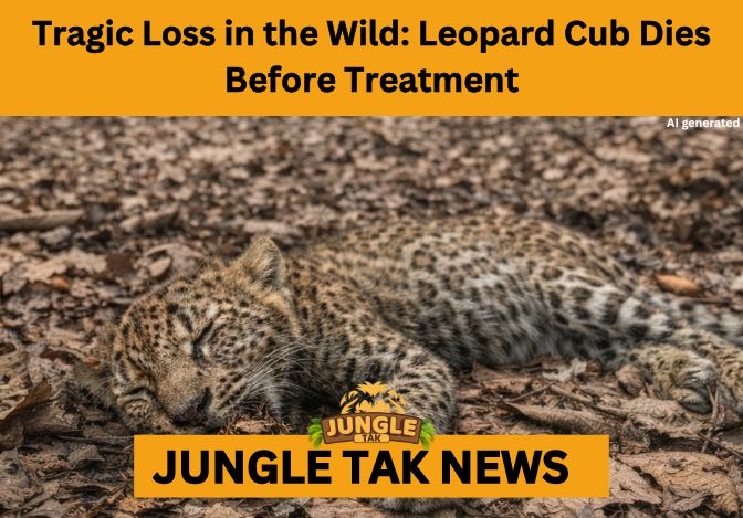 leopard cub dies before treatment